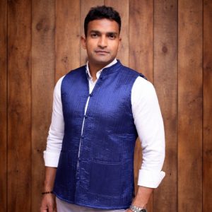 Silk & Cotton Reversible Quilted Jacket