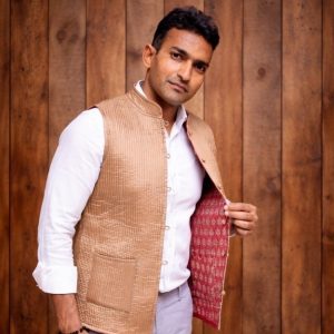 Silk & Cotton Quilted Reversible Jacket