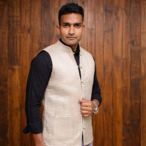 Silk & Cotton Quilted Reversible Jacket