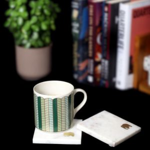 Marble Coasters (Set of 2)- Elephant