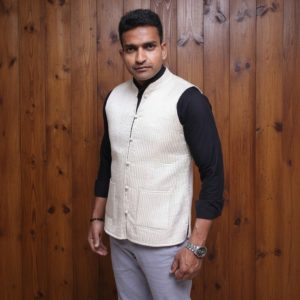 Silk & Cotton Reversible Quilted Jacket