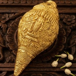 Vishnu Virat Roop Brass Conch