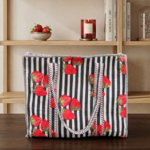 Block Printed Tote Bag