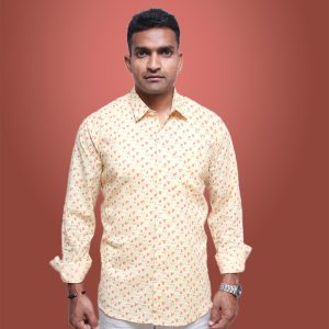 Hand Block Printed Full Sleeves Shirt