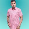 Hand Block Printed Half Sleeves Shirt