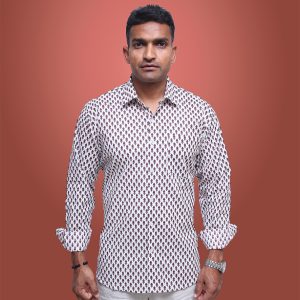 Hand Block Printed Full Sleeves Shirt