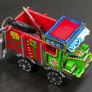 Wooden Hand Painted Truck