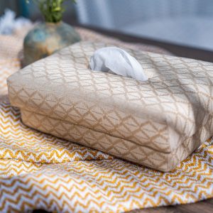 Ovation Hand Woven Khadi Cotton Tissue Box