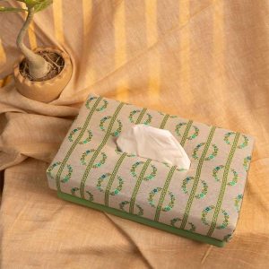 Timeless Blooms – Handcrafted Floral Tissue Box Cover