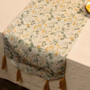 Botanic Breeze – Floral Accent Table Runner