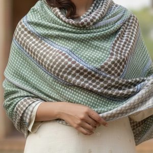 Meadow Dots Fine Cashmere Stole