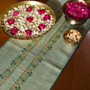 Viridis Handwoven Table Runner