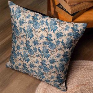 Bluebird Blossom – Printed Cushion Cover