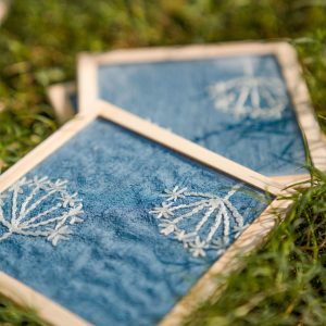 Thalia Handwoven Coasters - Set Of 2 Pcs with Coaster Holder