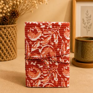 Block Printed Diary Small with Thread Closure