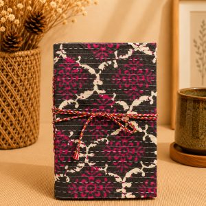 Block Printed Diary Small with Thread Closure