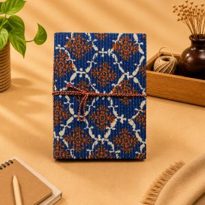 Block Print Notebook Medium with Thread Closure
