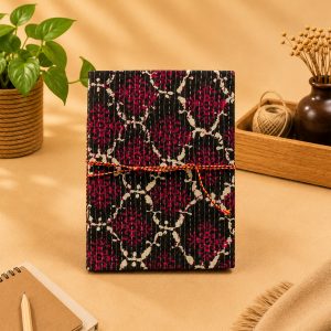 Block Print Notebook Medium with Thread Closure