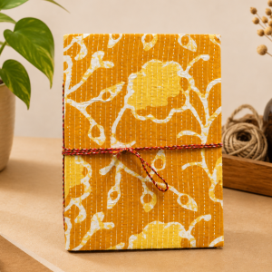 Block Print Notebook Medium with Thread Closure