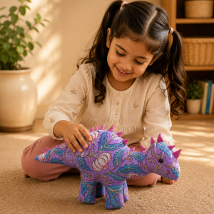 Rex the Dino-Handcrafted Dinosaur Soft Toy